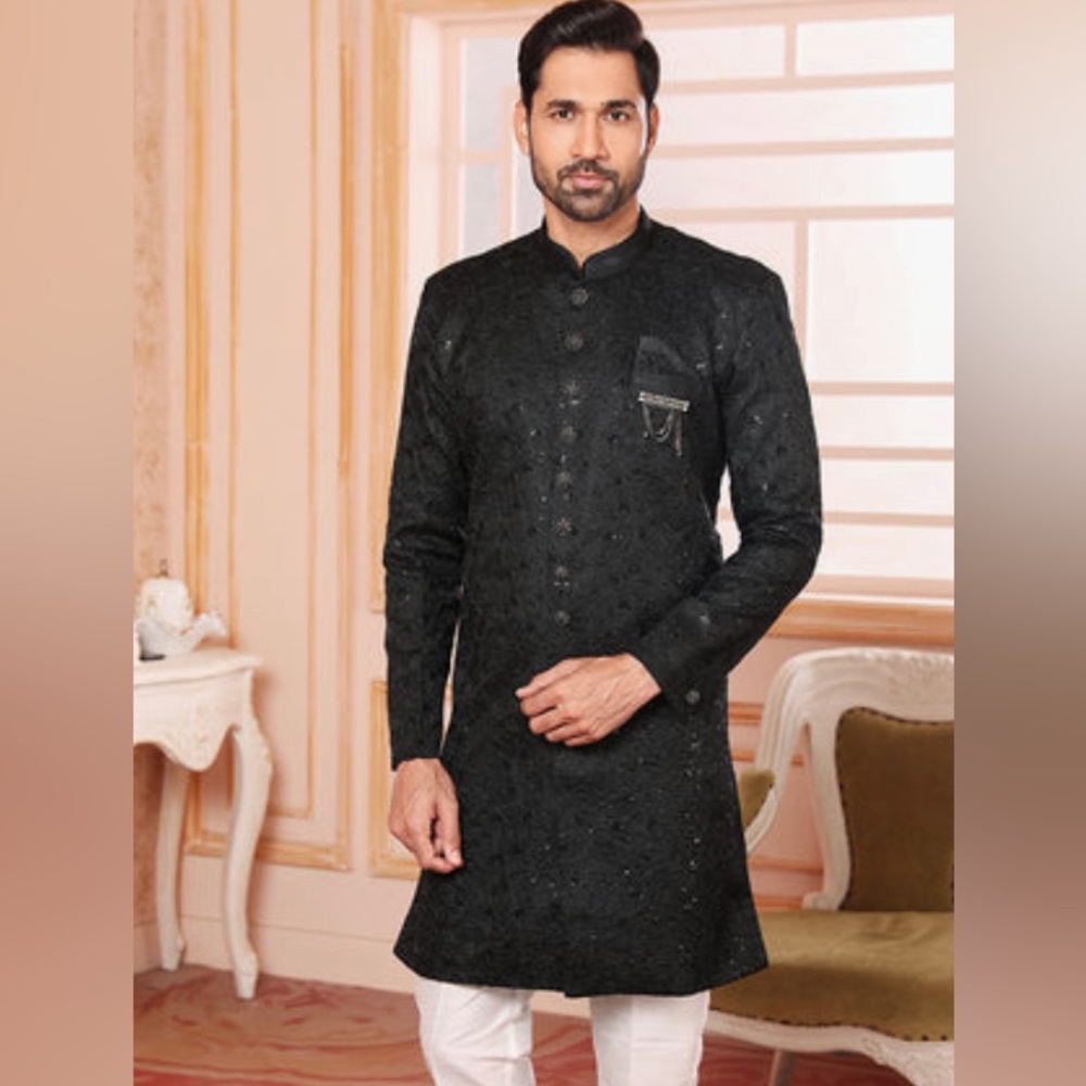 Indo-Western Sherwan with pants